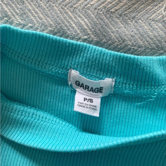 GARAGE bright blue baby tee - Picture 2 of 2